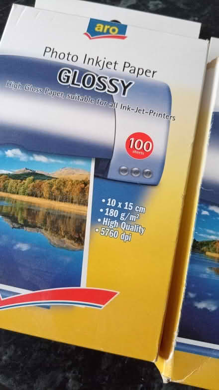 Photo of free Glossy Photo Printer Cards (LE8 5AH) #1