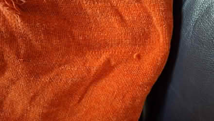 Photo of free Lightweight burnt orange chenille throw (Broomridge FK7) #4