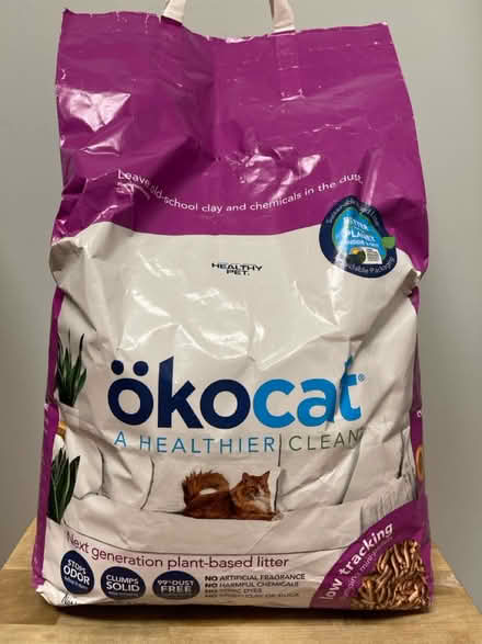Photo of free Cat litter (okocat mini-pellets) (Piney Orchard) #1