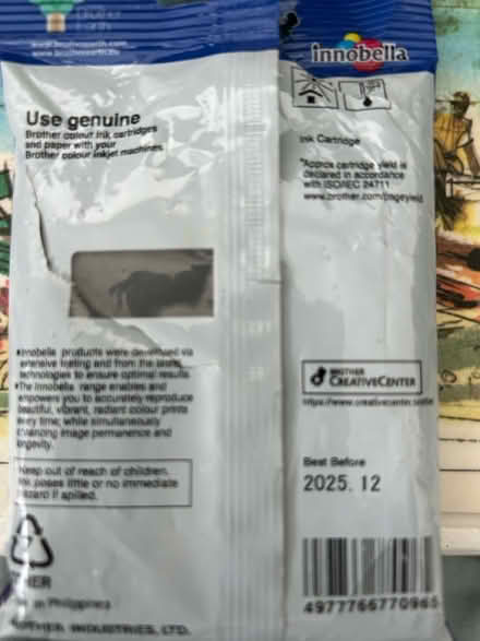 Photo of free Genuine Brother ink cartridge (Engadine south of Sydney) #2