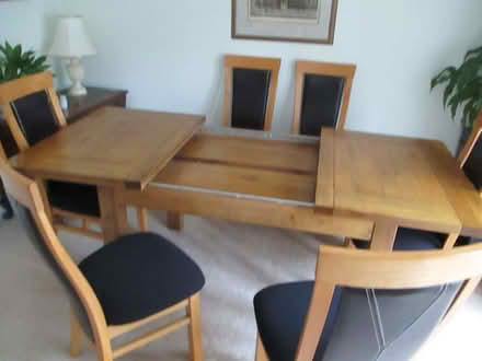 Photo of free Dining Room Table & 6 Chairs (Lower Tadmarton OX15) #2