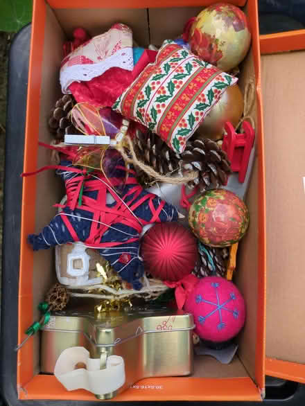 Photo of free Mix of Christmas decorations (Earley RG6) #1