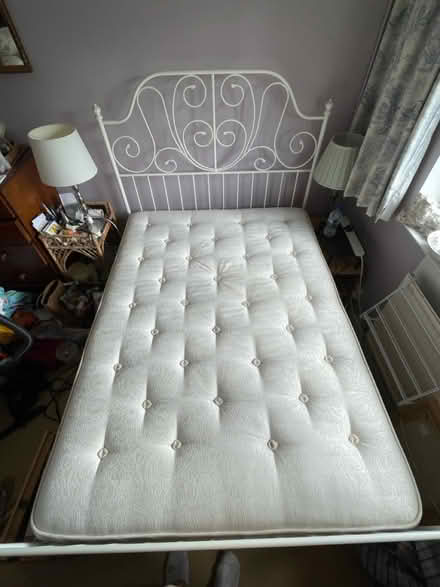 Photo of free Double Mattress and Bed Frame (SW11 near Battersea Park Road) #3