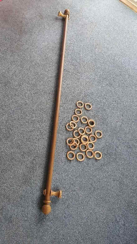 Photo of free Wooden curtain pole (West Oxfordshire OX28) #1
