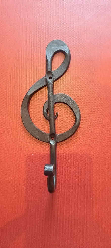 Photo of free Treble clef wrought iron hook (Sion Hill) #1