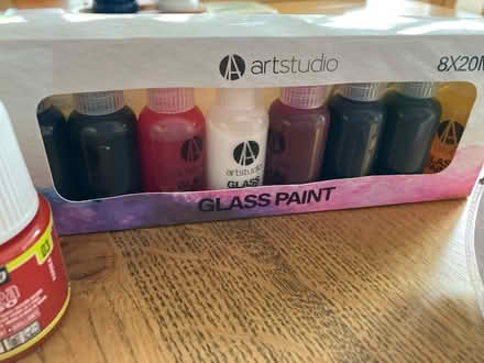 Photo of free Glass paints and brushes (Firswood M16) #2