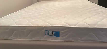 Photo of free Double box spring mattress used in spare bedroom (Shepherds Bush W14) #2