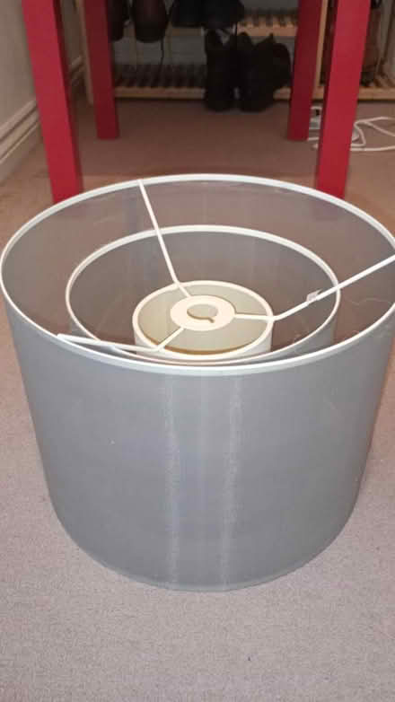 Photo of free Large Grey Lampshade (PO19) #1
