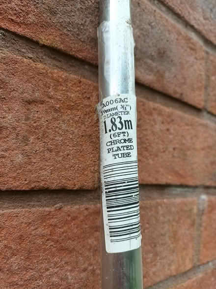 Photo of free New 6 foot chrome poles (Melksham) #2