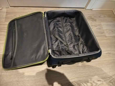 Photo of free Blue small luggage (green accents) (SG63AW) #4