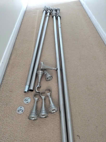 Photo of free 2x curtain rail (South Hitchin, SG4 9) #1