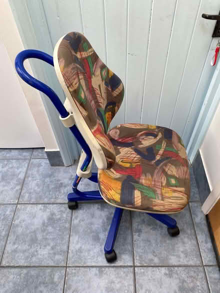 Photo of free Desk Chair on wheels suitable for older child or small adult (Runcton PO20) #2