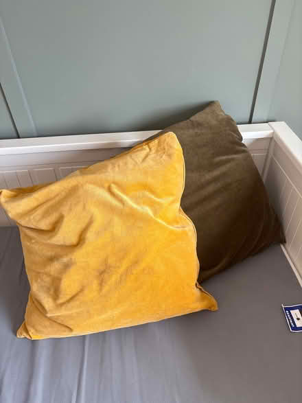 Photo of free Velvet cushions (Fulham SW6) #1