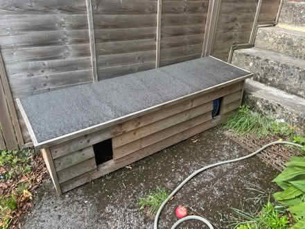Photo of free 6ft garden storage box / bench (Keyford area, Frome) #1