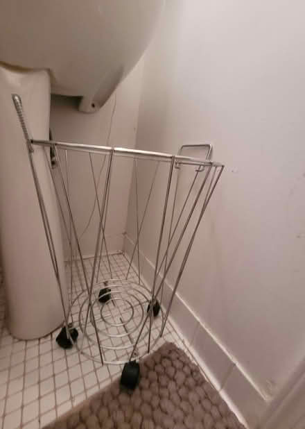 Photo of free Stainless Steel Laundry Basket (Upper East Side) #1