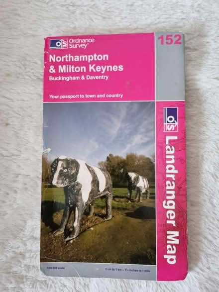 Photo of free Ordinance Survey map Northampton and Milton Keynes (Salph End MK41) #1