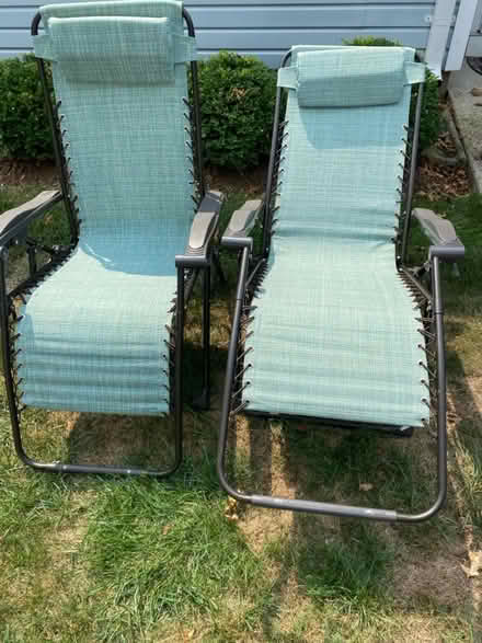 Photo of free 2 folding lounge chairs (Somerset, NJ, off DeMott Lane) #2