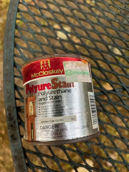 Photo of free Polyurethane & Stain - Pepp (near Rt 119/113-Pepperell) #1