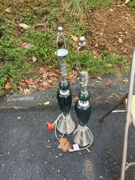 Photo of free 2 table lamps @curb (Hollin Hills) #1
