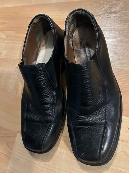 Photo of free Men’s black leather shoes size 9-42 (L5L 5P5) #1