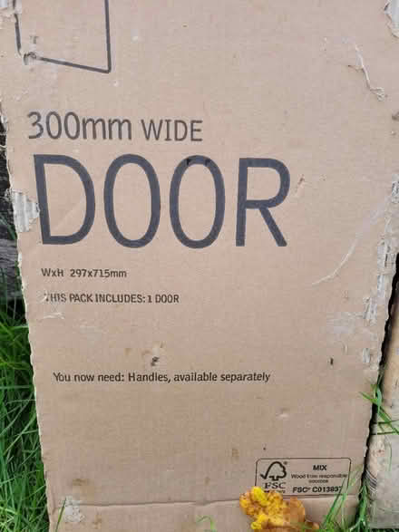 Photo of free Gloss slab cupboard doors (Wimborne,Colehill) #2