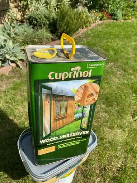 Photo of free Cuprinol wood preserver - Part Tin (Hassocks BN6) #1