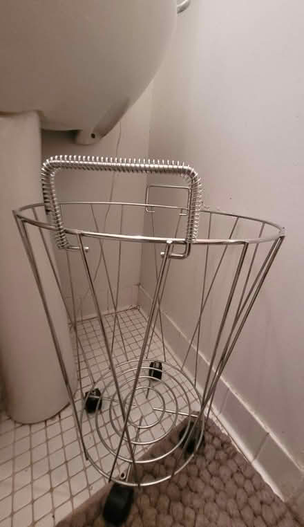 Photo of free Stainless Steel Laundry Basket (Upper East Side) #2