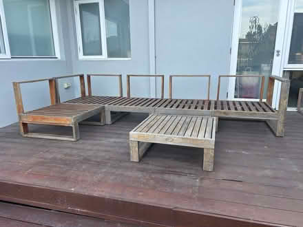 Photo of free Outdoor modular seating and table (Beaumaris) #1