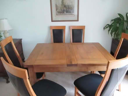 Photo of free Dining Room Table & 6 Chairs (Lower Tadmarton OX15) #1