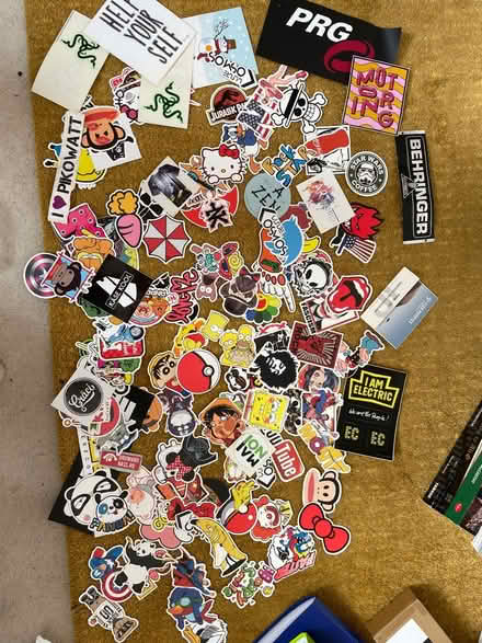 Photo of free Collection of stickers (Finsbury park) #1