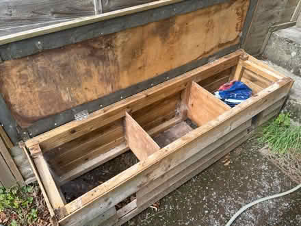 Photo of free 6ft garden storage box / bench (Keyford area, Frome) #3