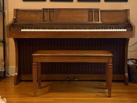 Photo of free Upright Piano with storage bench (Ravenna) #1