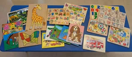 Photo of free Children's wooden puzzles (Santa Clara near Great America) #1