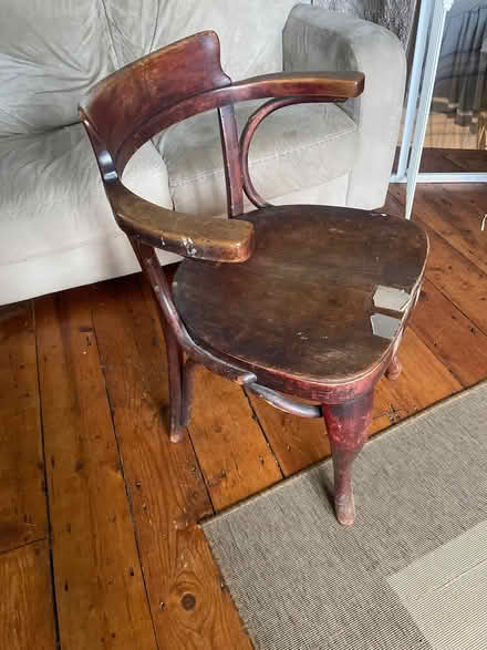 Photo of free Wooden chair - needs work (Freehold LA1) #3
