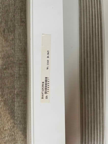Photo of free White roller blind (Kentwood RG30) #1