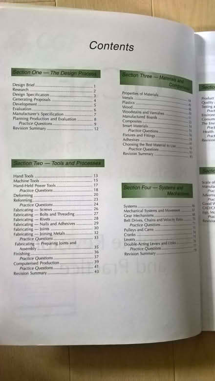 Photo of free GCSE D&T Resistant Materials complete revision and practice (Longley Green WR6) #4
