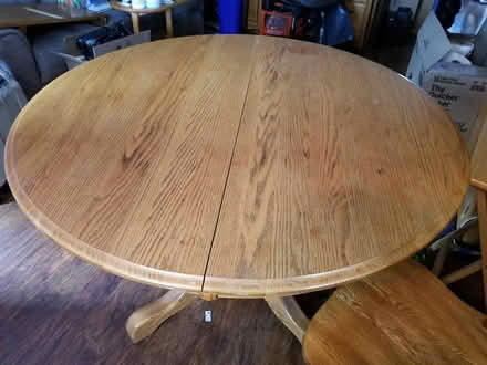 Photo of free Solid oak table (NW Pottstown, PA) #1