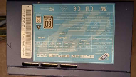 Photo of free Unstable ATX Power Supply (Balerno EH14) #1