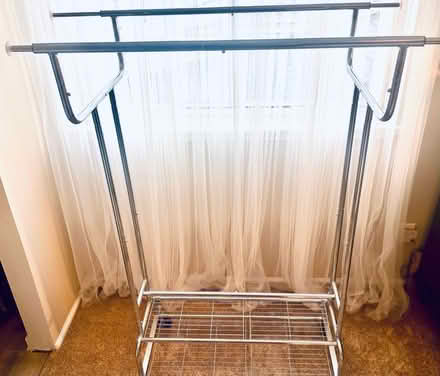 Photo of free Clothing rack, double sided (Shrewsbury Ave, Tinton Falls) #1