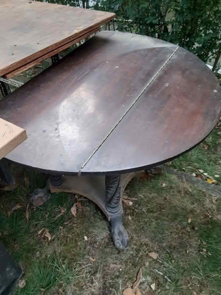 Photo of free Round table with flaps (Jamaica Plain) #2