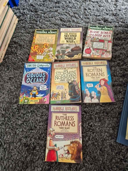Photo of free 7 Horrible History, Science etc. Books (Bengeo SG14) #1