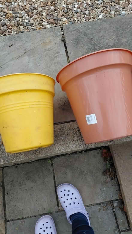 Photo of free Bucket planters large (Sheffield 12 S12) #2