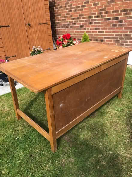Photo of free Wooden desk (Northolt) #2