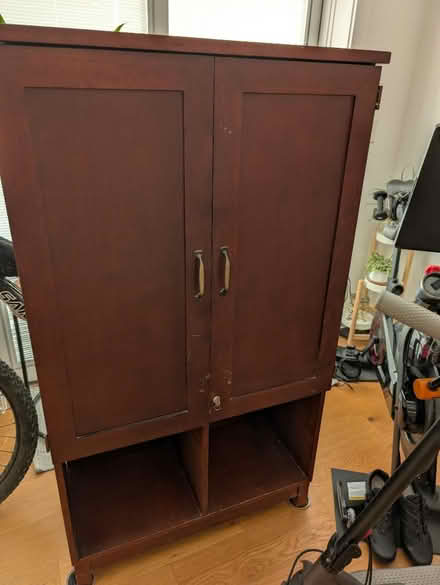Photo of free Solid wood wine cabinet etc (American University Park, DC) #3