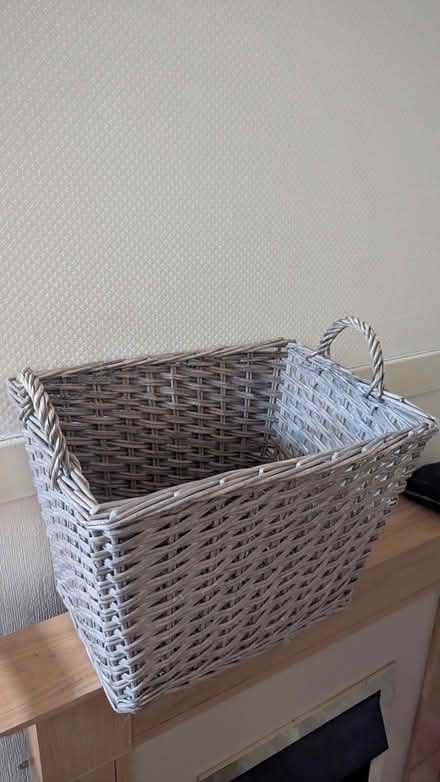 Photo of free Large wicker basket (Markinch KY7) #3