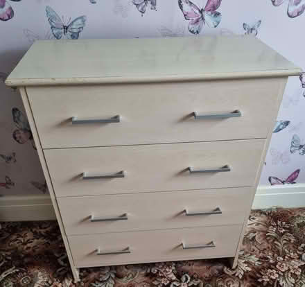 Photo of free Cream colured chest of drawers (Bolton le Sands LA5) #1