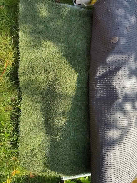 Photo of free Two rolls of Fake grass 1x4m (Belsize Park NW3) #1