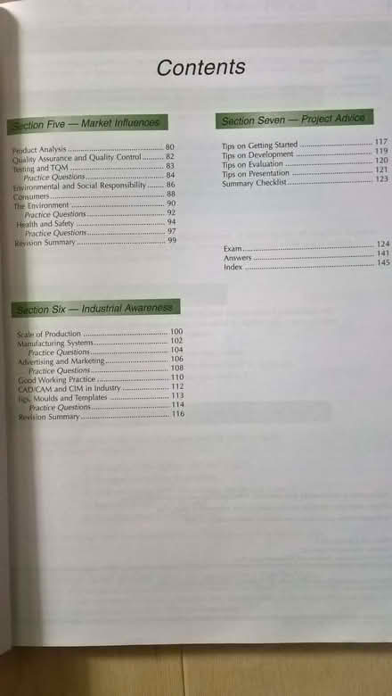 Photo of free GCSE D&T Resistant Materials complete revision and practice (Longley Green WR6) #2