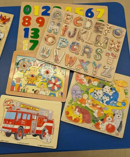 Photo of free Children's wooden puzzles (Santa Clara near Great America) #2