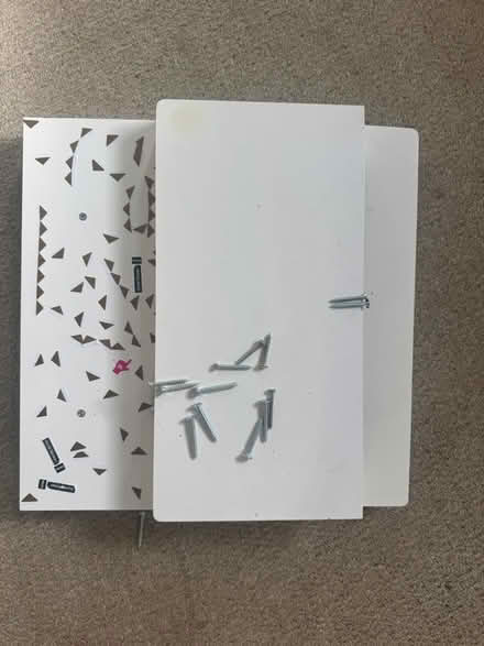Photo of free gloss white floating shelves (GL3) #1